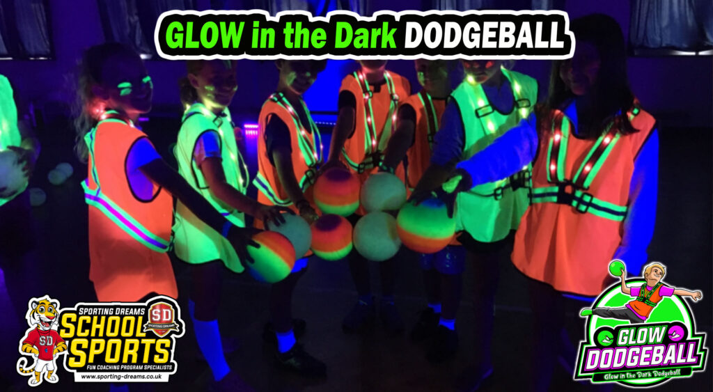 Glowdodgeball. Glow in the Dark Dodgeball for Primary Schools
