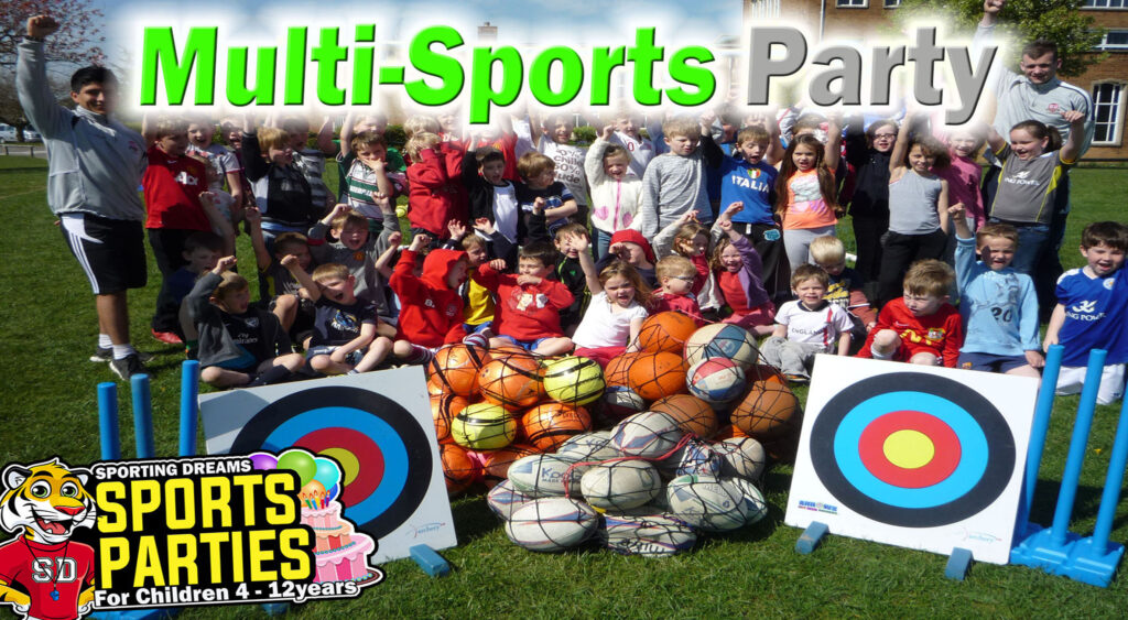 Sporting Dreams Sports Parties for children call 07813175444 for details