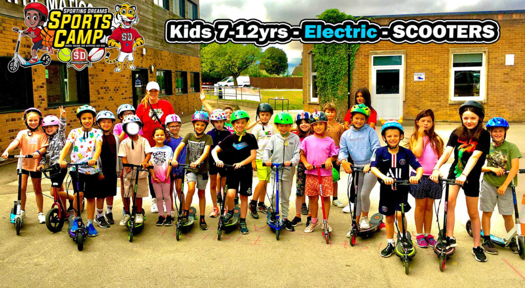 Sporting Dreams School Holiday Sports Camps. Electric Scooters 7yrs-12yrs