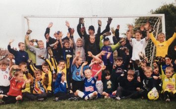 Soccer Dreams first football camp 1999